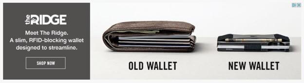 ridge ad example