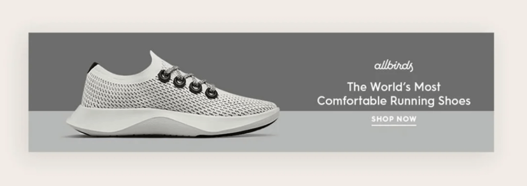 allbirds ad example