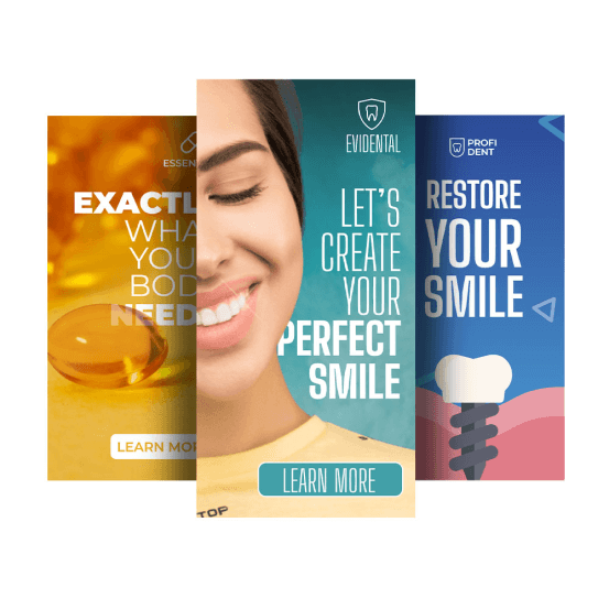 Advertising templates for health and beauty businesses