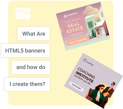 What are HTML5 banners and how do I create them?