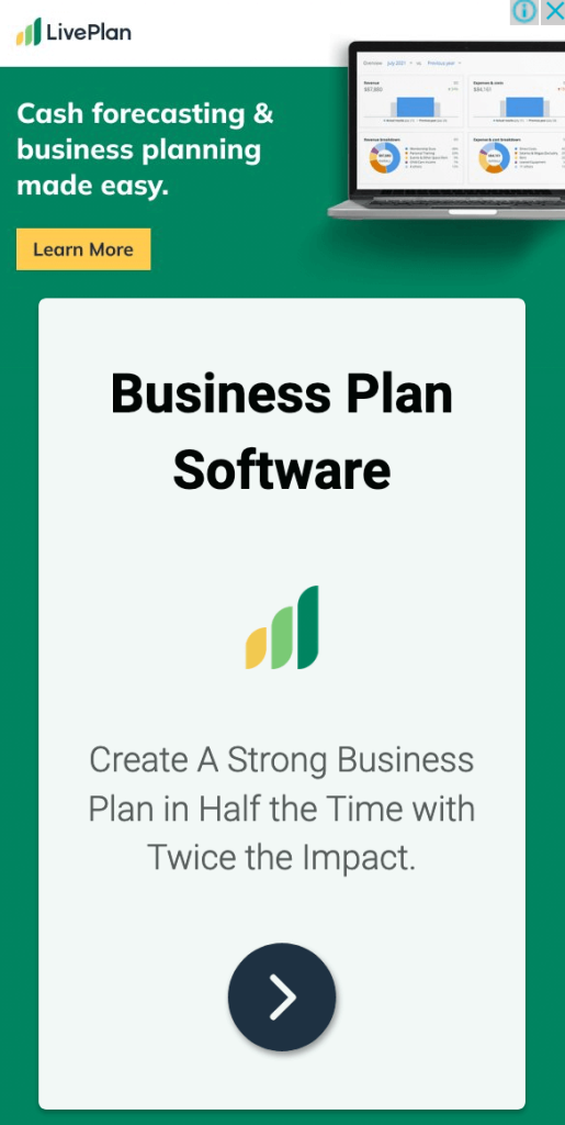 liveplan ad example