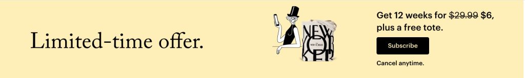 new yorker ad example